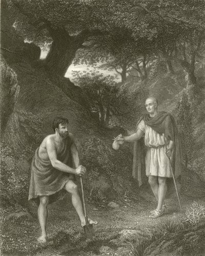 Timon et Flavius - Henry Wallis
