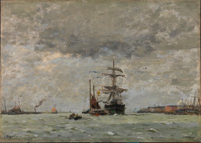 Entrée du port - Henry Ward Ranger