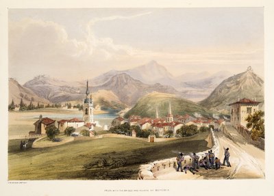 Irun, avec le mont San Martial et le pont des Capauchinos, des Croquis de paysages dans les provinces basques d