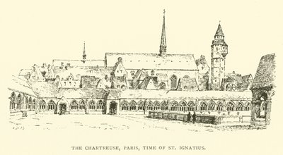 La Chartreuse, Paris, époque de Saint Ignace (gravure) - Henry William Brewer