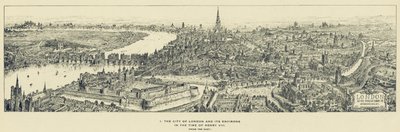 La ville de Londres et ses environs à l