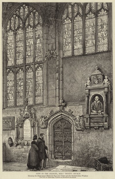 Vue dans le chœur, église de la Sainte-Trinité - Henry William Brewer