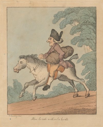 Comment monter sans bride - Henry William Bunbury