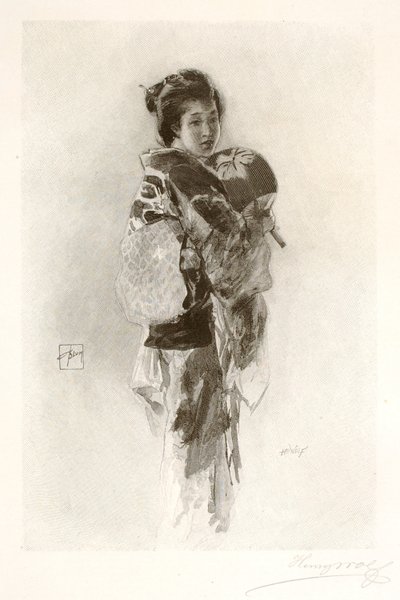 Fille japonaise (The Musmee) - Henry Wolf