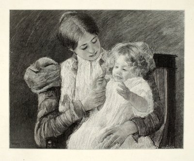 Mère et enfant - Henry Wolf