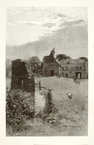 Les ruines de Hougomont - Henry Wolf