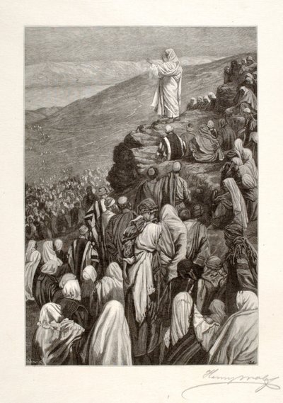 Le sermon sur la montagne - Henry Wolf