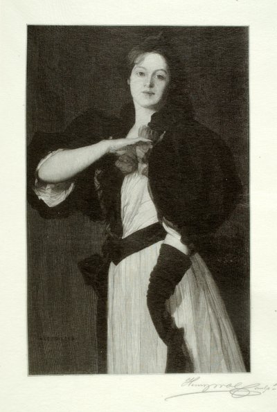 Jeune femme avec des coquelicots - Henry Wolf