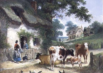 La Vieille Ferme, c.1841 - Henry and Charles (attr.to) Shayer