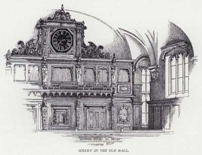 Écran dans le vieux hall - Herbert (after) Railton