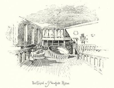 La Chapelle, Prison de Newgate, Londres - Herbert (after) Railton