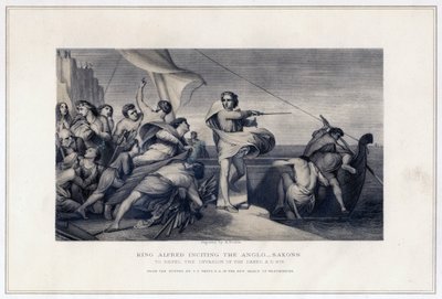 Le roi Alfred incitant les Anglo-Saxons à repousser l