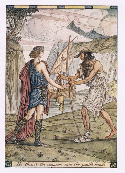 Il a enfoncé les armes dans la main du jeune homme - Herbert Cole