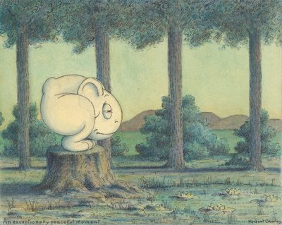 Un moment exceptionnellement paisible, vers 1910 - Herbert E. Crowley
