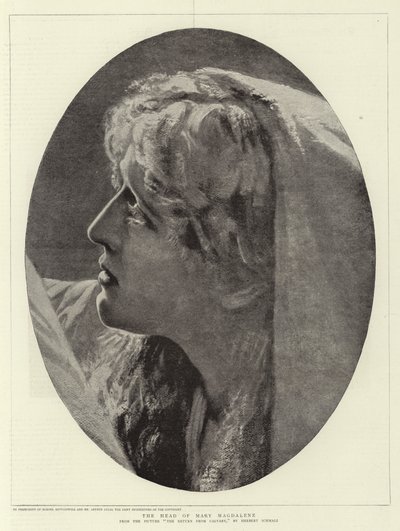 La Tête de Marie-Madeleine - Herbert Gustave Schmalz