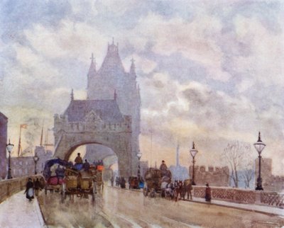 Sur Tower Bridge - Herbert Menzies (after) Marshall