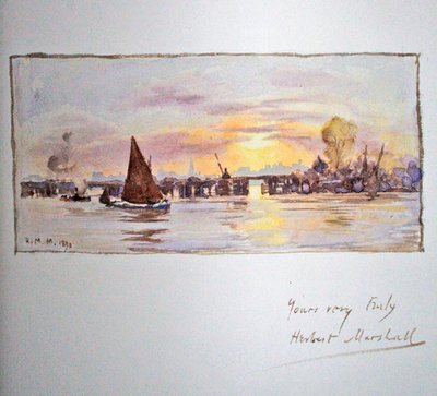Coucher de soleil sur la Tamise - Herbert Menzies Marshall