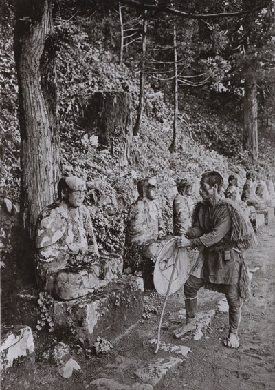 Méditation, une étude à Gamman-ga-Fuchi, Nikko - Herbert Ponting