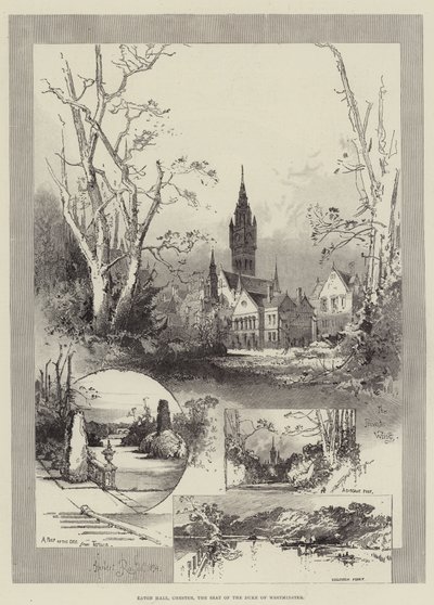 Eaton Hall, Chester, la résidence du Duc de Westminster - Herbert Railton