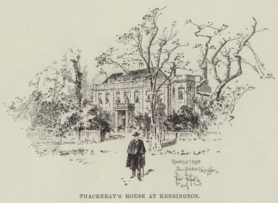 La maison de Thackeray à Kensington - Herbert Railton
