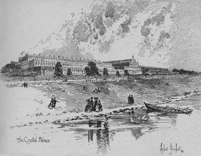 Le Crystal Palace à Hyde Park, Londres, 1851, 1891 - Herbert Railton