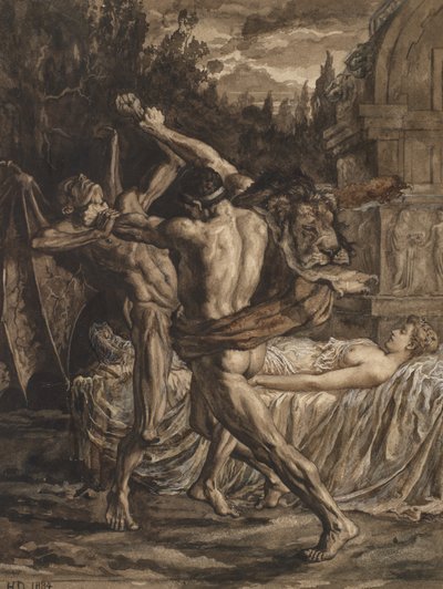 Hercule luttant avec la Mort pour l