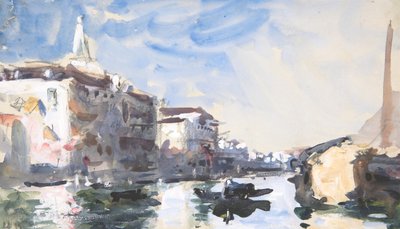 Scène sur le Grand Canal, Venise - Hercules Brabazon Brabazon