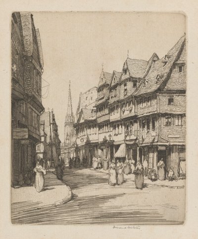 La rue des Trois Rois - Herman Armour Webster