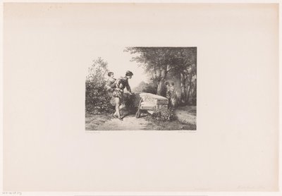 Deux couples dans un parc - Herman Frederik Carel ten Kate