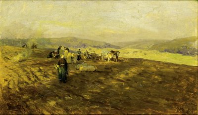 Les glaneurs de pommes de terre - Herman Hartwich