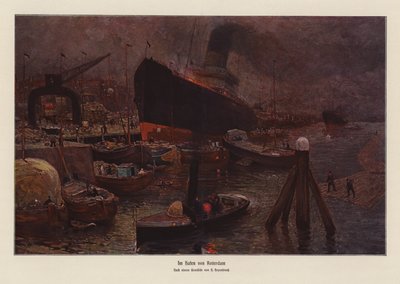 Dans le port de Rotterdam - Herman Heijenbrock