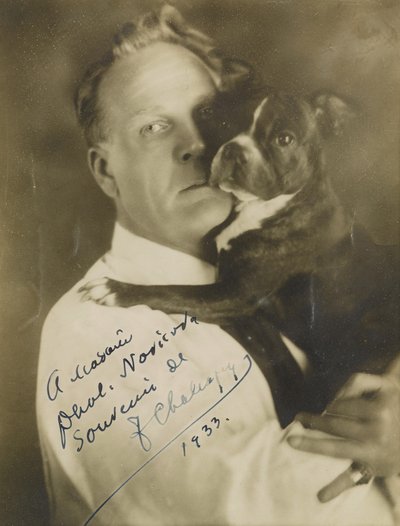 Portrait du chanteur Feodor Ivanovich Chaliapin 1873-1938, vers 1930 - Herman Mishkin