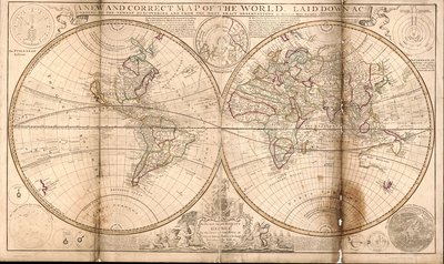 Une nouvelle carte exacte du monde établie d