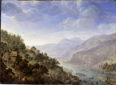 Vue sur le Rhin - Herman Saftleven