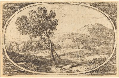 Un paysage avec un grand arbre - Herman van Swanevelt