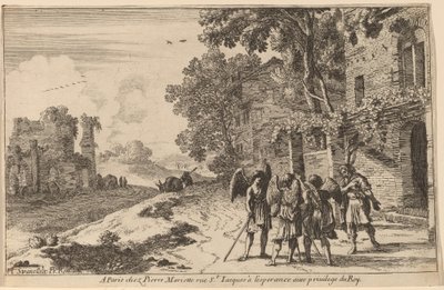 Abraham et les trois anges - Herman van Swanevelt