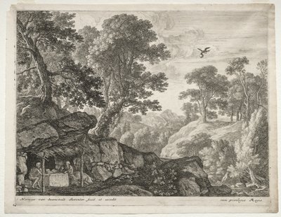 Paysage avec Sts. Paul et Antoine - Herman van Swanevelt