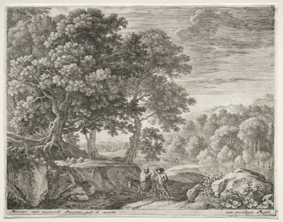 La fuite en Égypte - Herman van Swanevelt