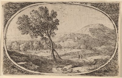 Deux arbres aux troncs croisés - Herman van Swanevelt