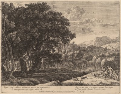 Vénus et Adonis chassant - Herman van Swanevelt