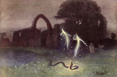 Feu follet et Serpent - Hermann Hendrich