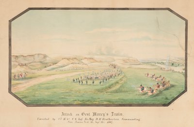 Attaque du train du général Marcy - Hermann Stieffel