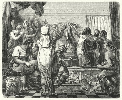 Fabius Maximus déclare la guerre aux Carthaginois, 218 av. J.-C. - Hermann Vogel