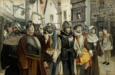 Procession de la Ligue, à Paris - Hermann Vogel