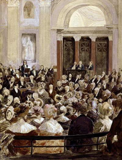 Réception de Victor Hugo à l