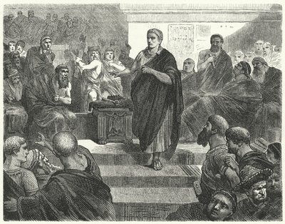 Sulla démissionne en tant que dictateur de Rome, 81 av. J.-C. - Hermann Vogel