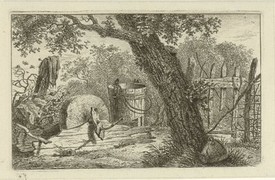Paysage avec meule - Hermanus Fock
