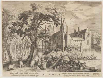 Maersen - Automne, extrait de Les Saisons, vue des châteaux dans les environs d