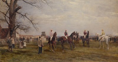 Réunion de campagne, Catterick Bridge - Heywood Hardy