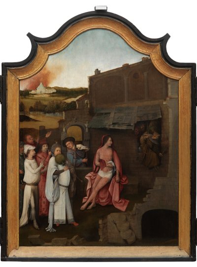 Panneau central du Triptyque de Job, c.1500-24 - Hieronymus Bosch